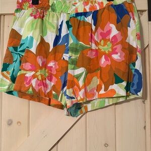 Future Collective Floral Women's Shorts Size 1X